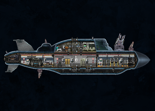 small gun ship type1-3 – Barotrauma Mod