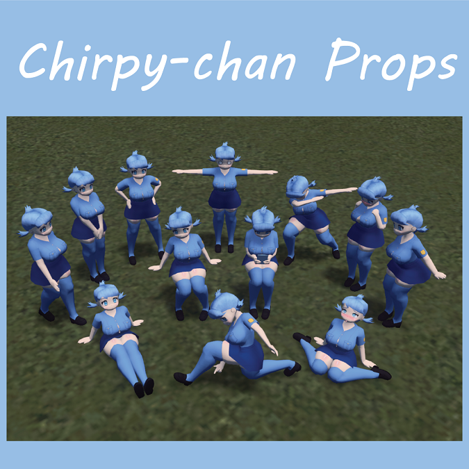Chirpy-chan Props (NSFW Warning)