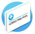 correcting pool sign