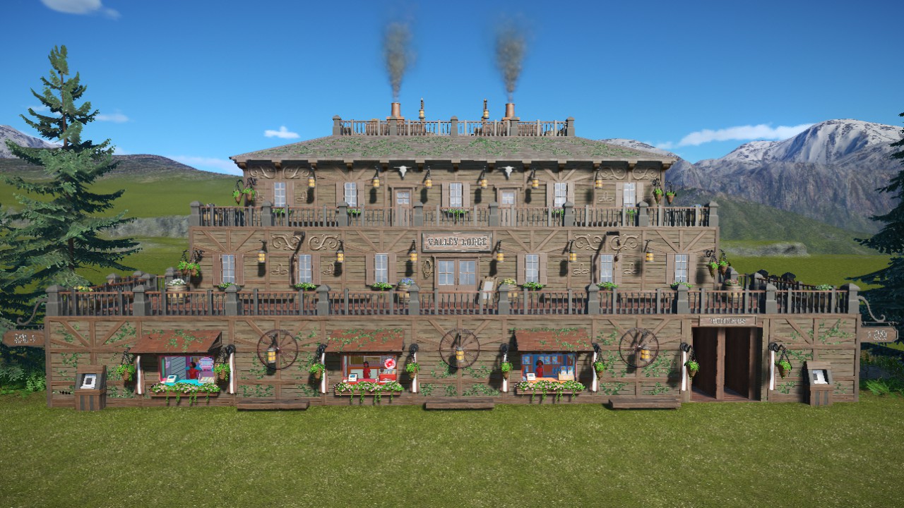 Lullibert - Rustic Lodge Hotel with 3 Shops, Toilet and ATM