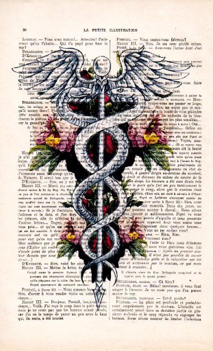 Caduceus2 art print