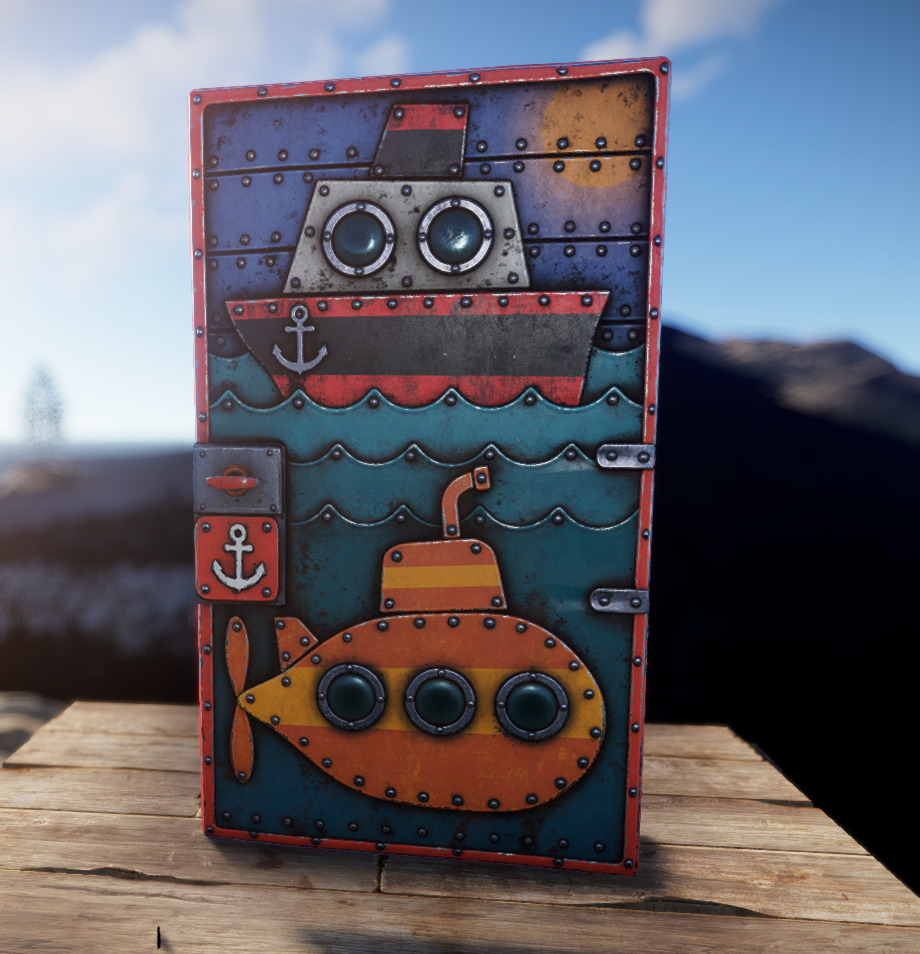 Shippy & Friends Door