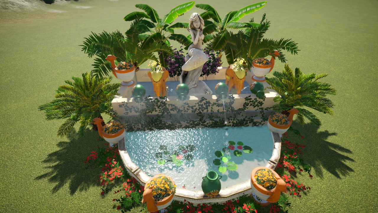 Tropical Fountain