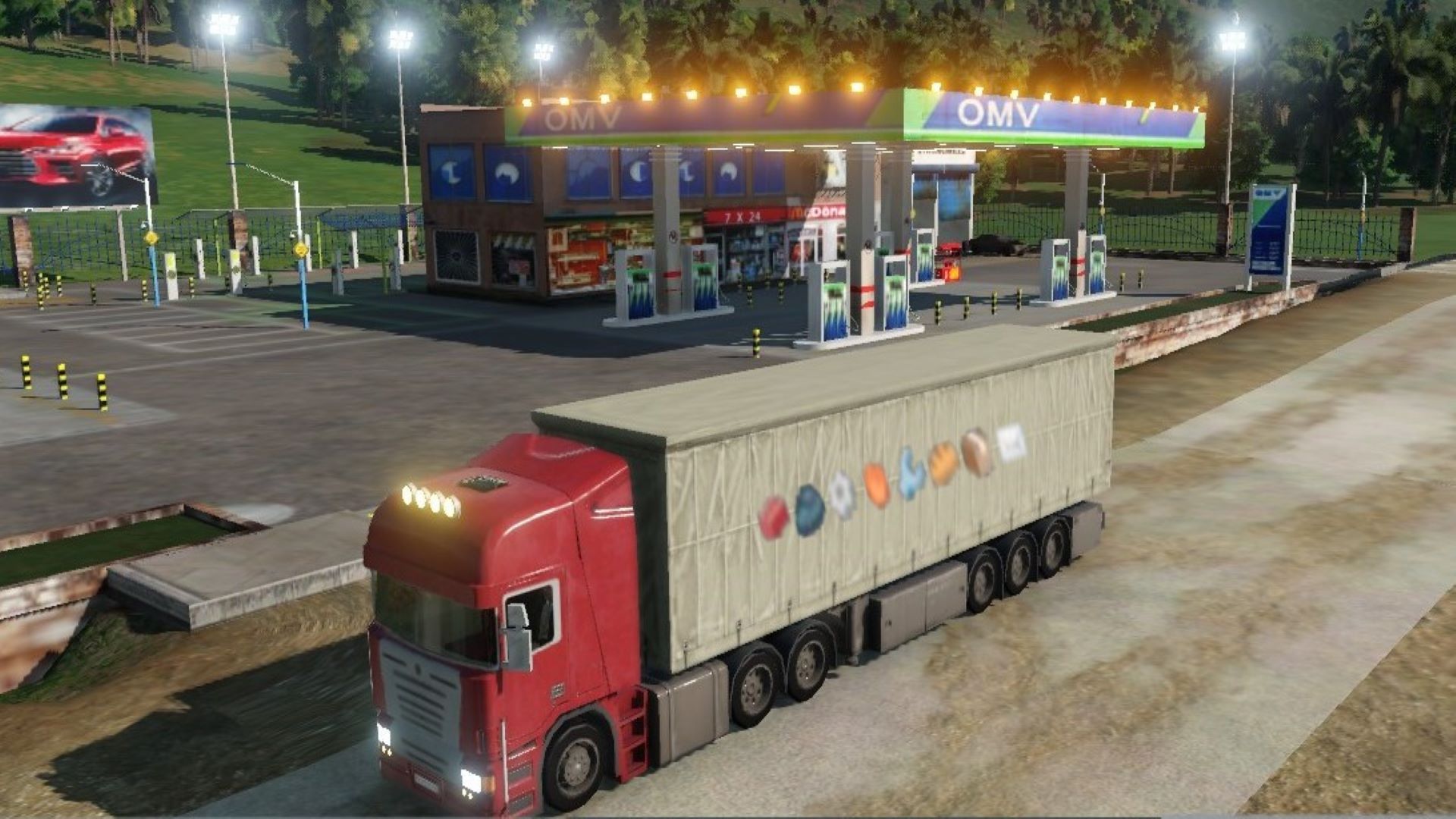 Semi Conglomerate Truck
