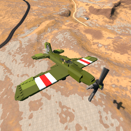 AI Noclip Fighter Plane