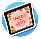 Cute girly pink floral poster