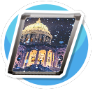 Snowy Madison Capitol Building