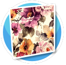 Vintage 70s Floral Wallpaper