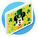 St Patricks Day Mickey Mouse