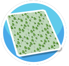 St Patricks Day clover rug
