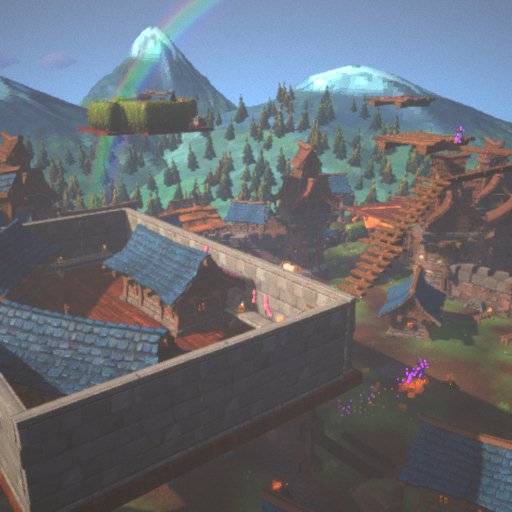 flying island