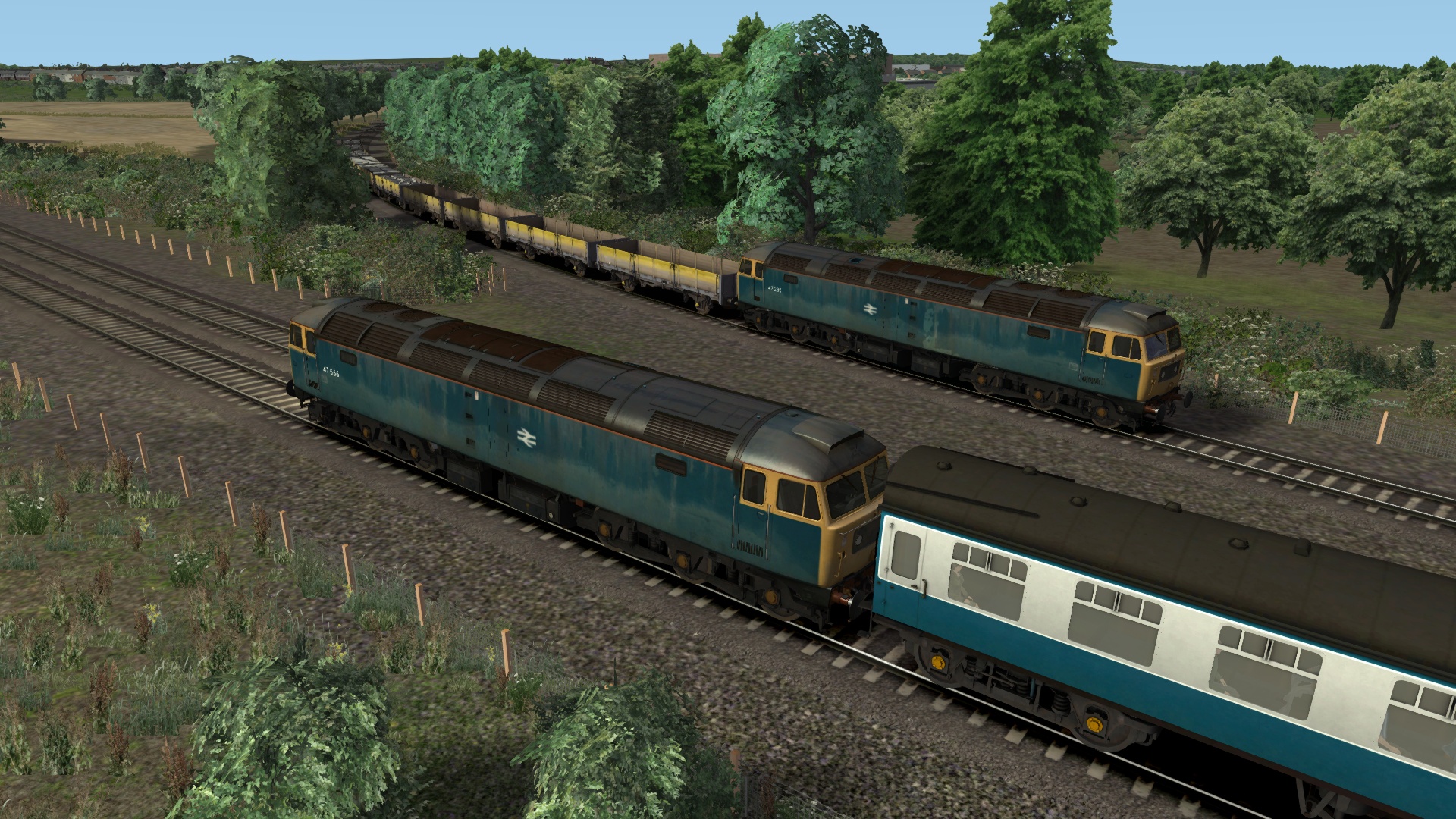 [bX77] Class 47 Cardiff to Paignton part 1 Cardiff to Bristol