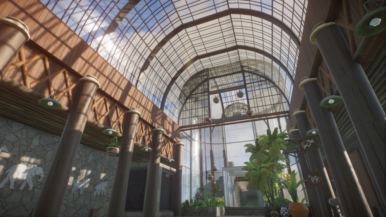 Tropical Greenhouse/ a place to relax