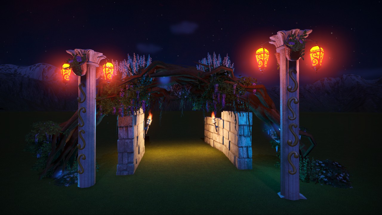 Elven, ancient, old entrance