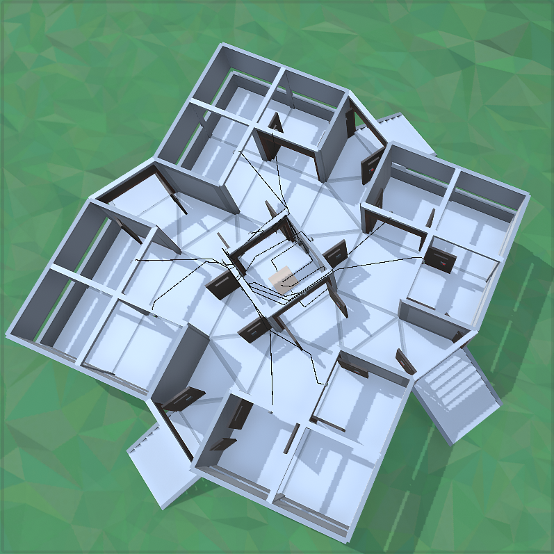 Heli base with electric defens