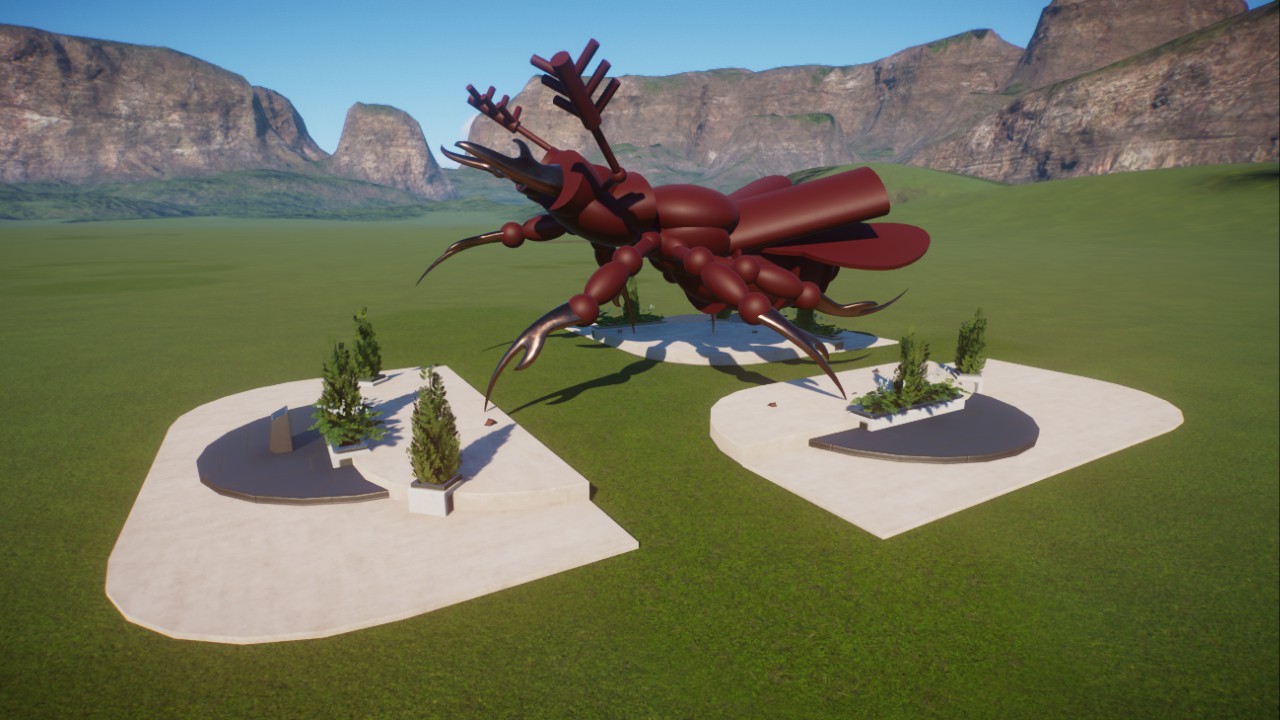 Coleoptera Statue