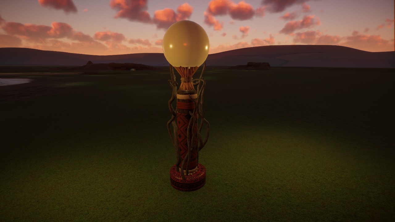 African Lamp 1