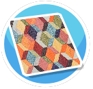 Geometric Cubes Rug
