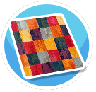 Colorful Squared Rug