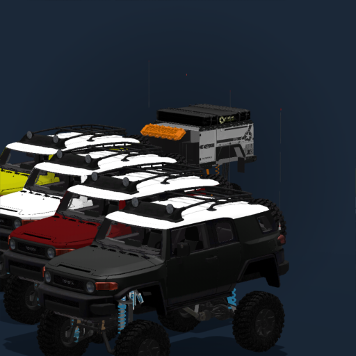 FjCruiser+Camper patriot trailer X1