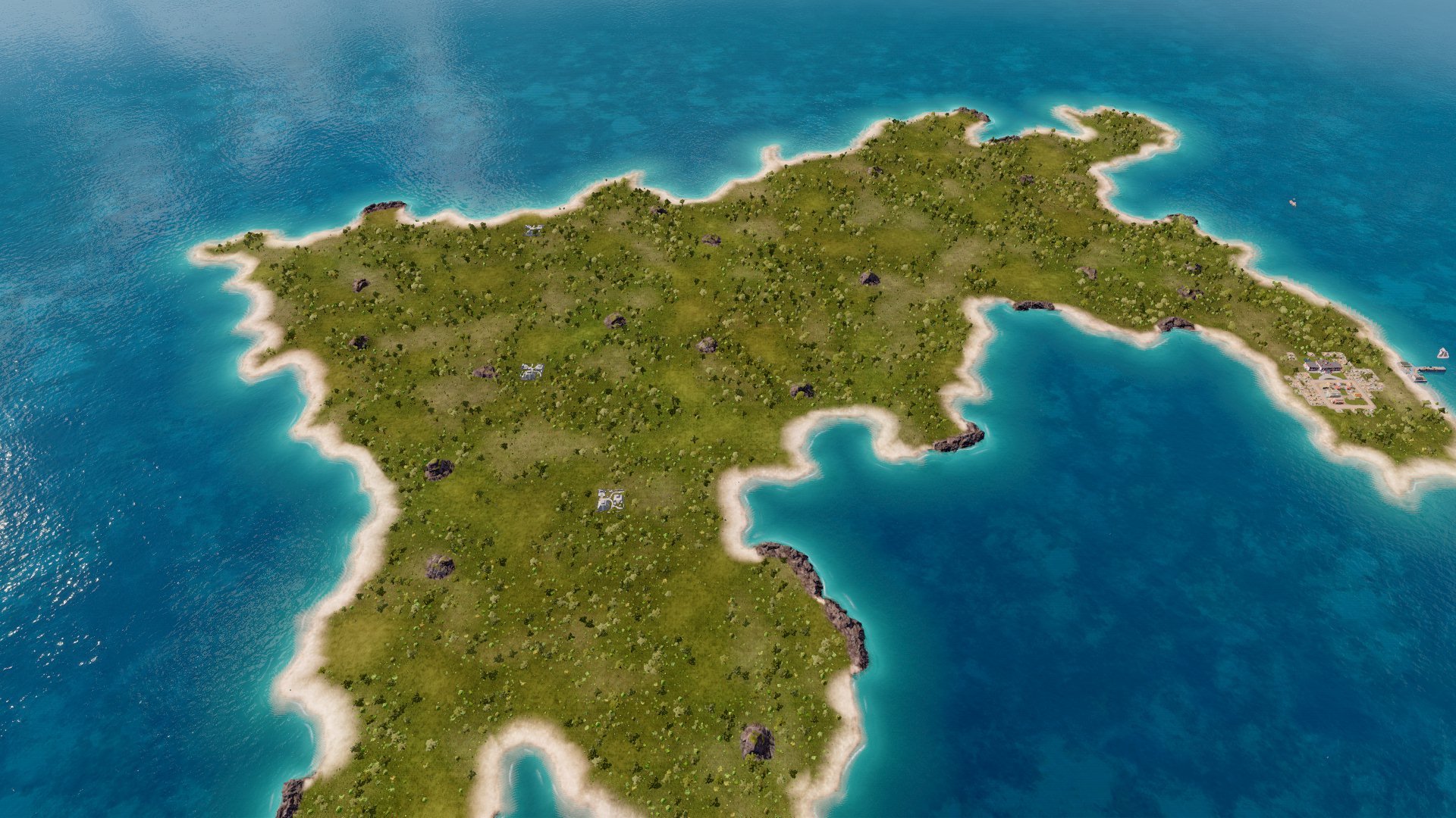 large rich island