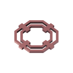 Modular Hollow Octagonal Tower - Empty Roof