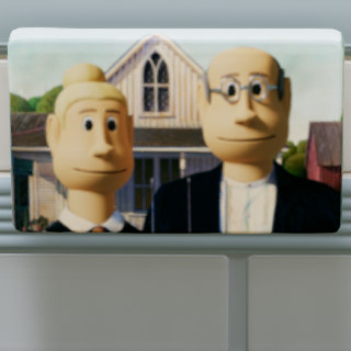 Two Point Gothic Canvas