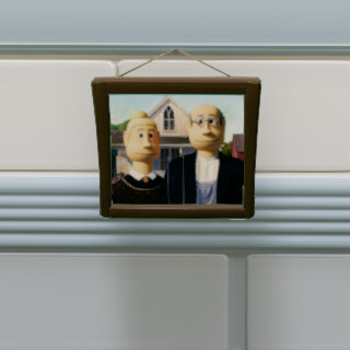 Two Point Gothic Square Frame