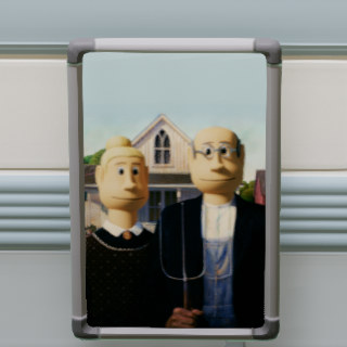 Two Point Gothic Poster