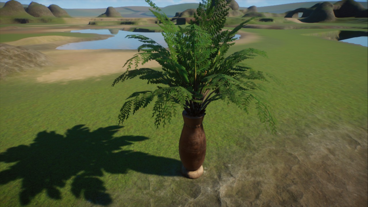 Decorative Treefern in a Vase