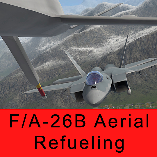 F/A-26B Aerial Refueling