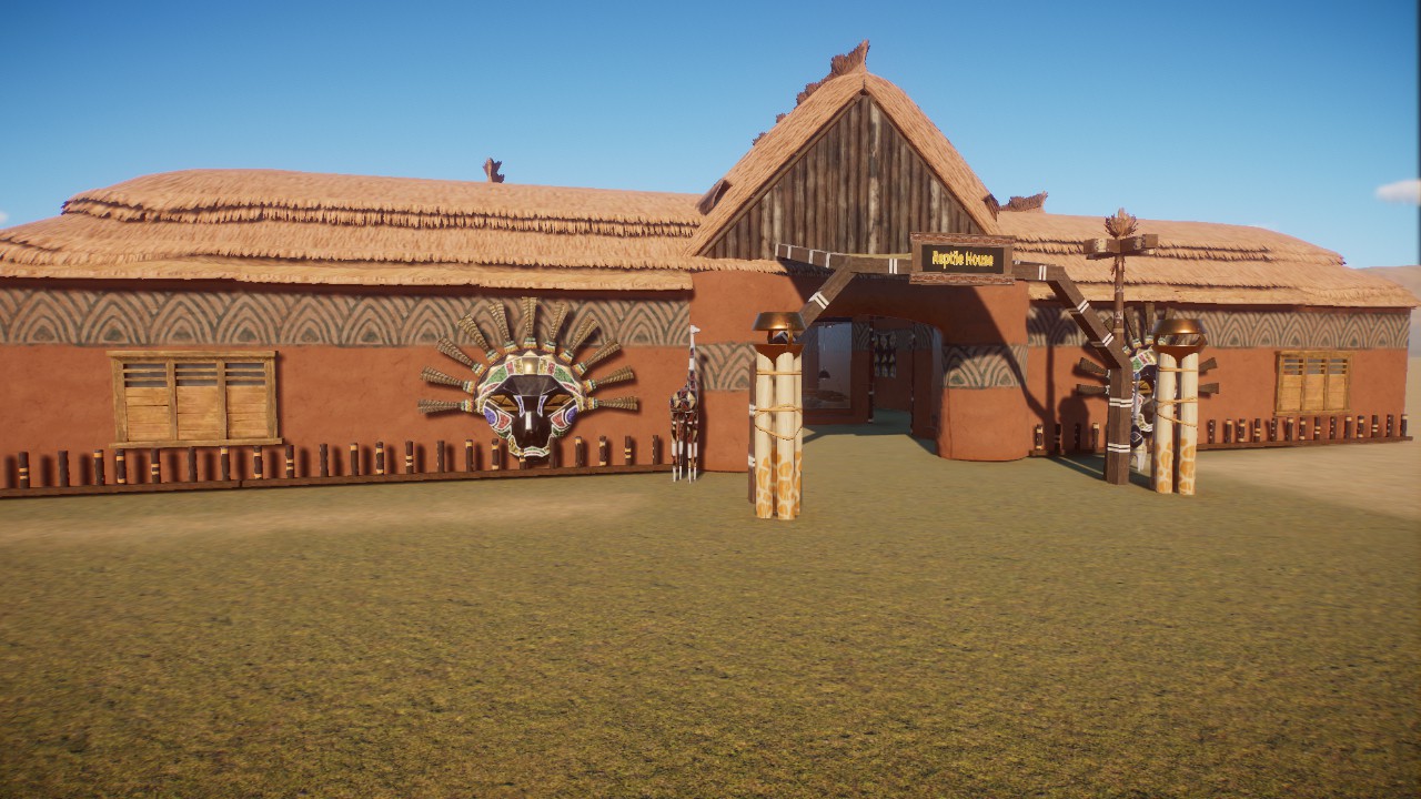 African Themed Reptile House
