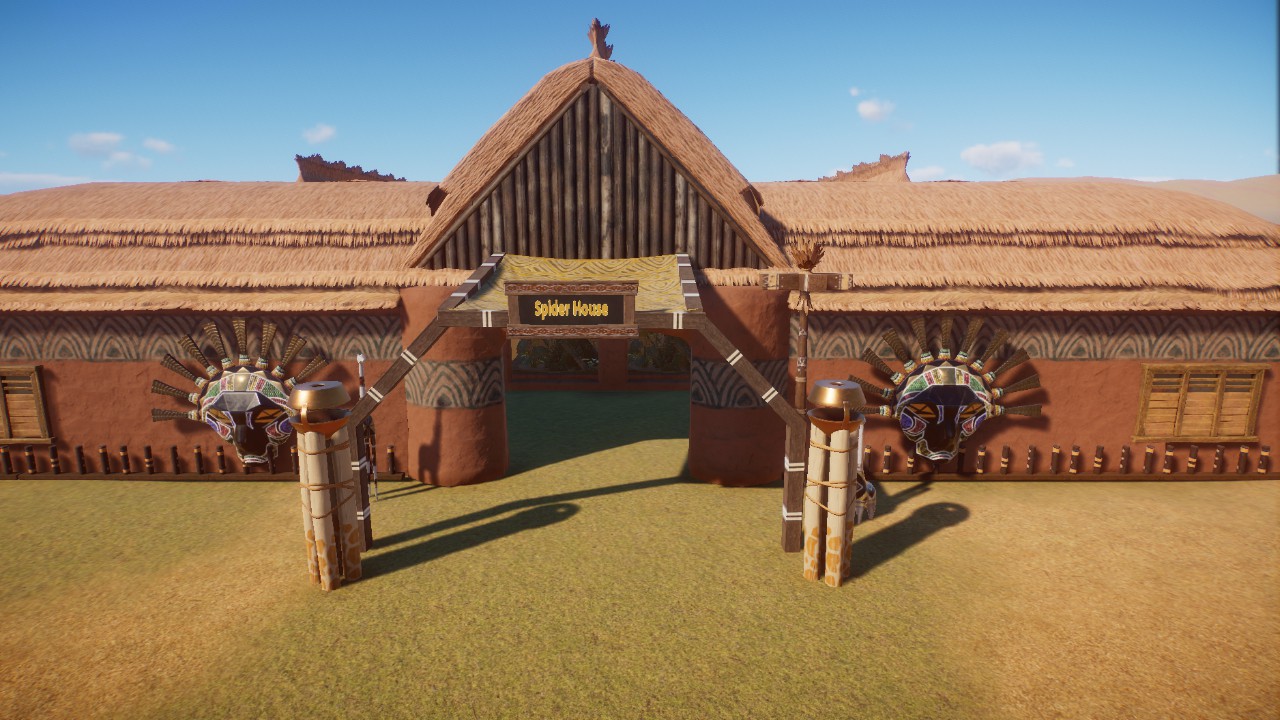 African Themed Spider House