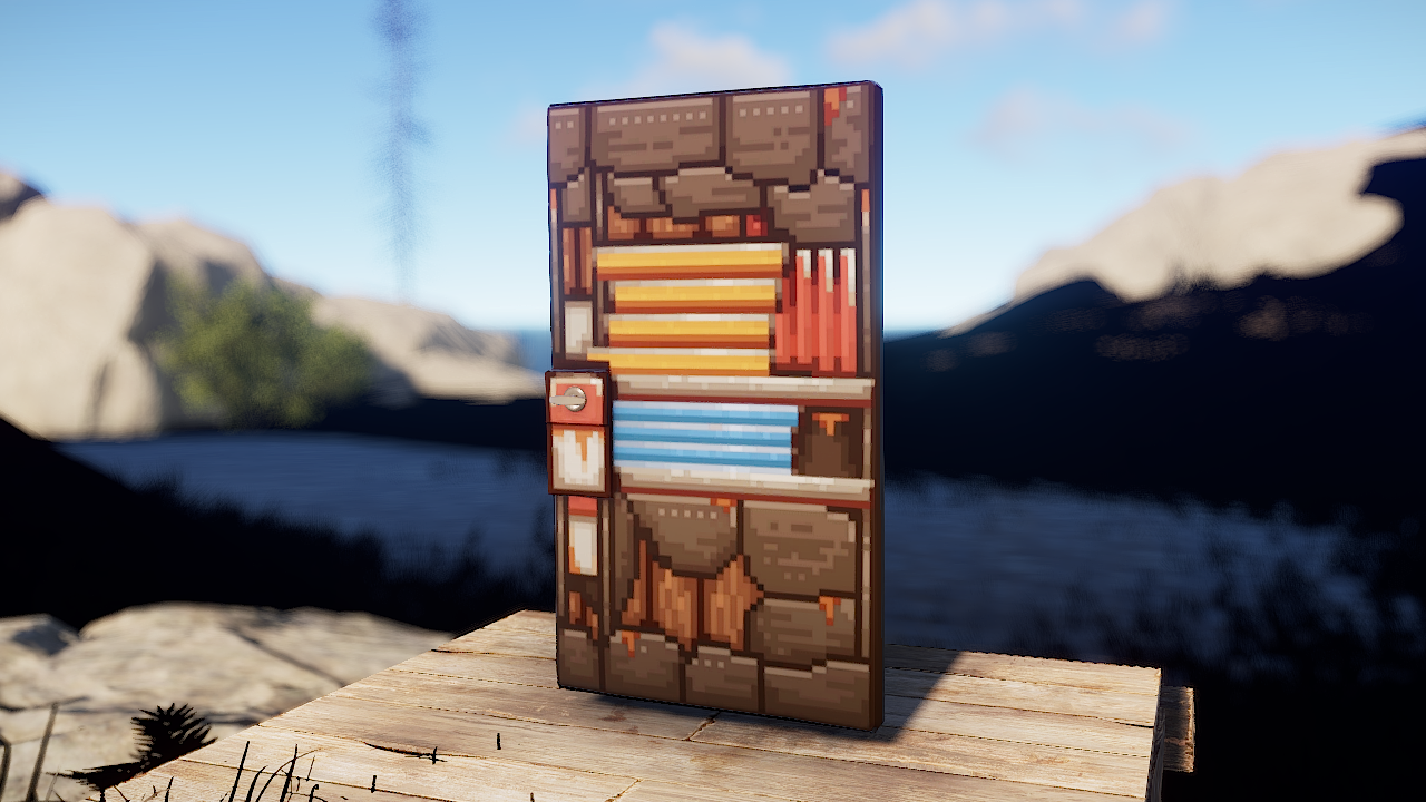 Pixel Metal Door