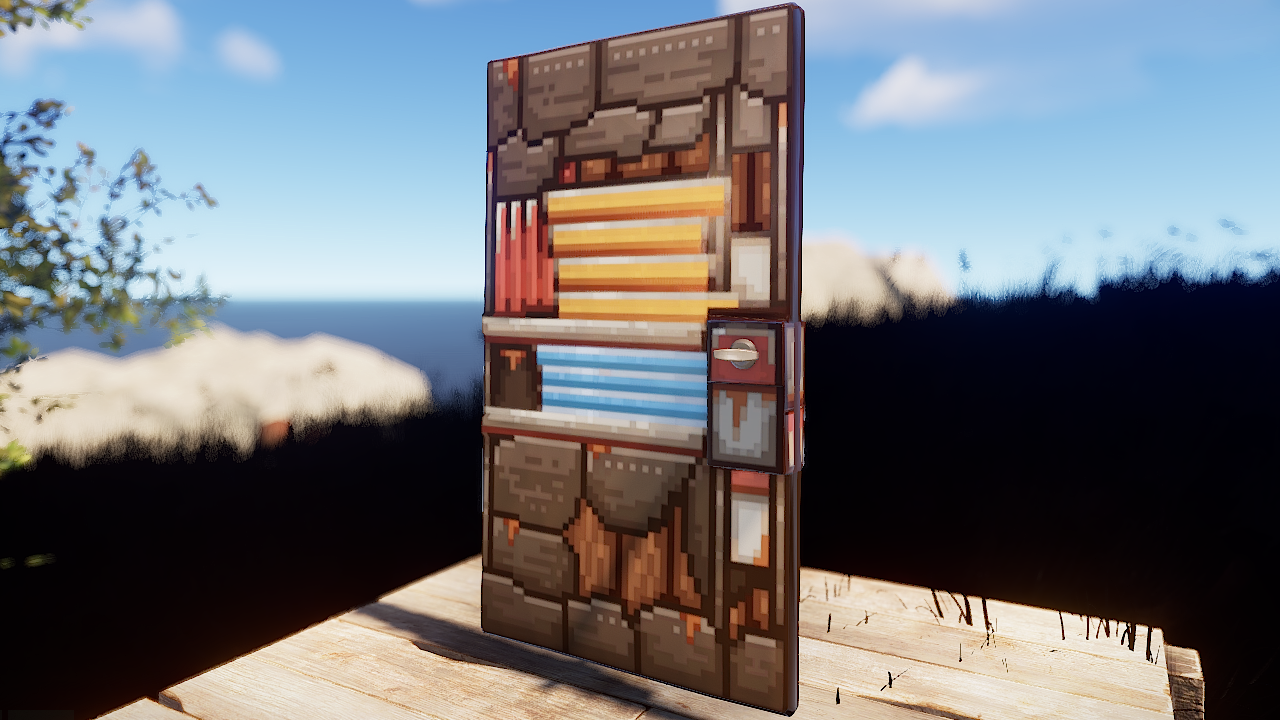 Pixel Metal Door