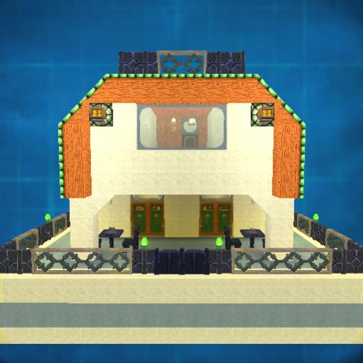 Epic's Green & White Houseboat