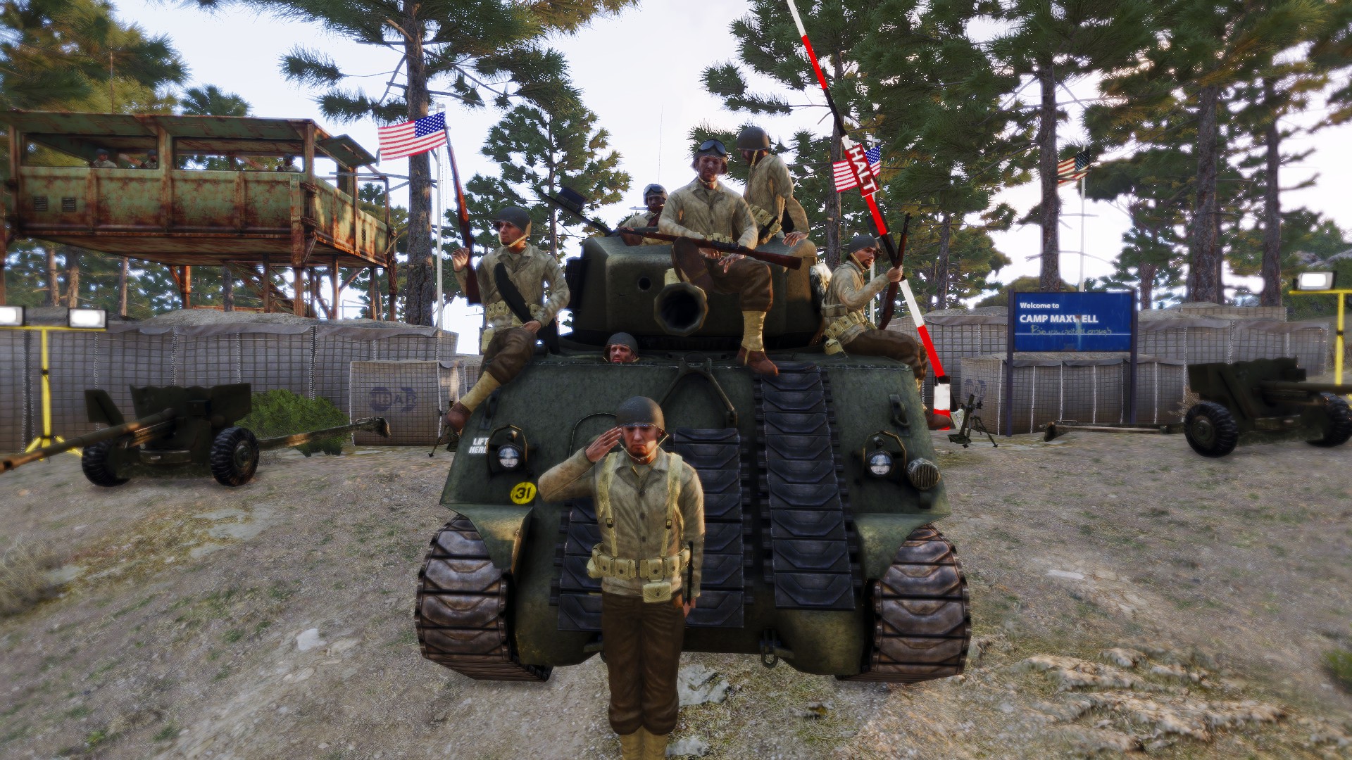 ww2 1944  us and germen camps