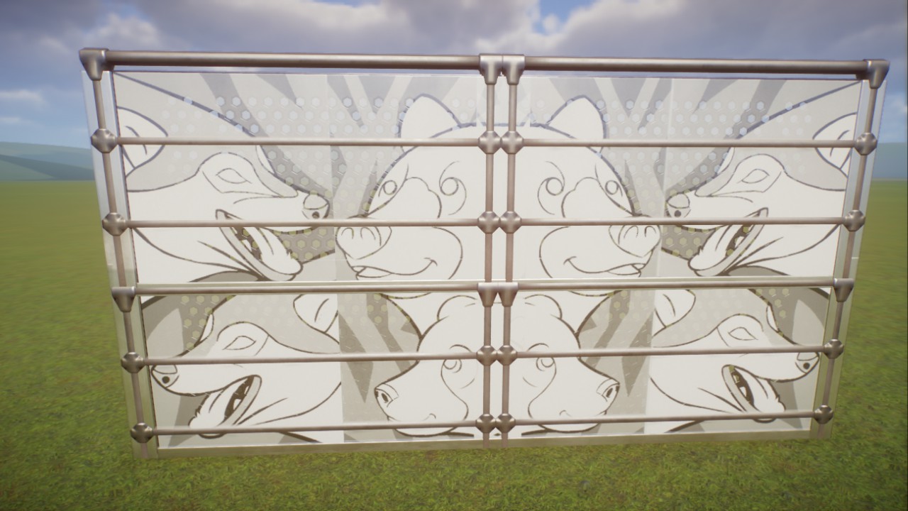 Medium Metal Fence 1