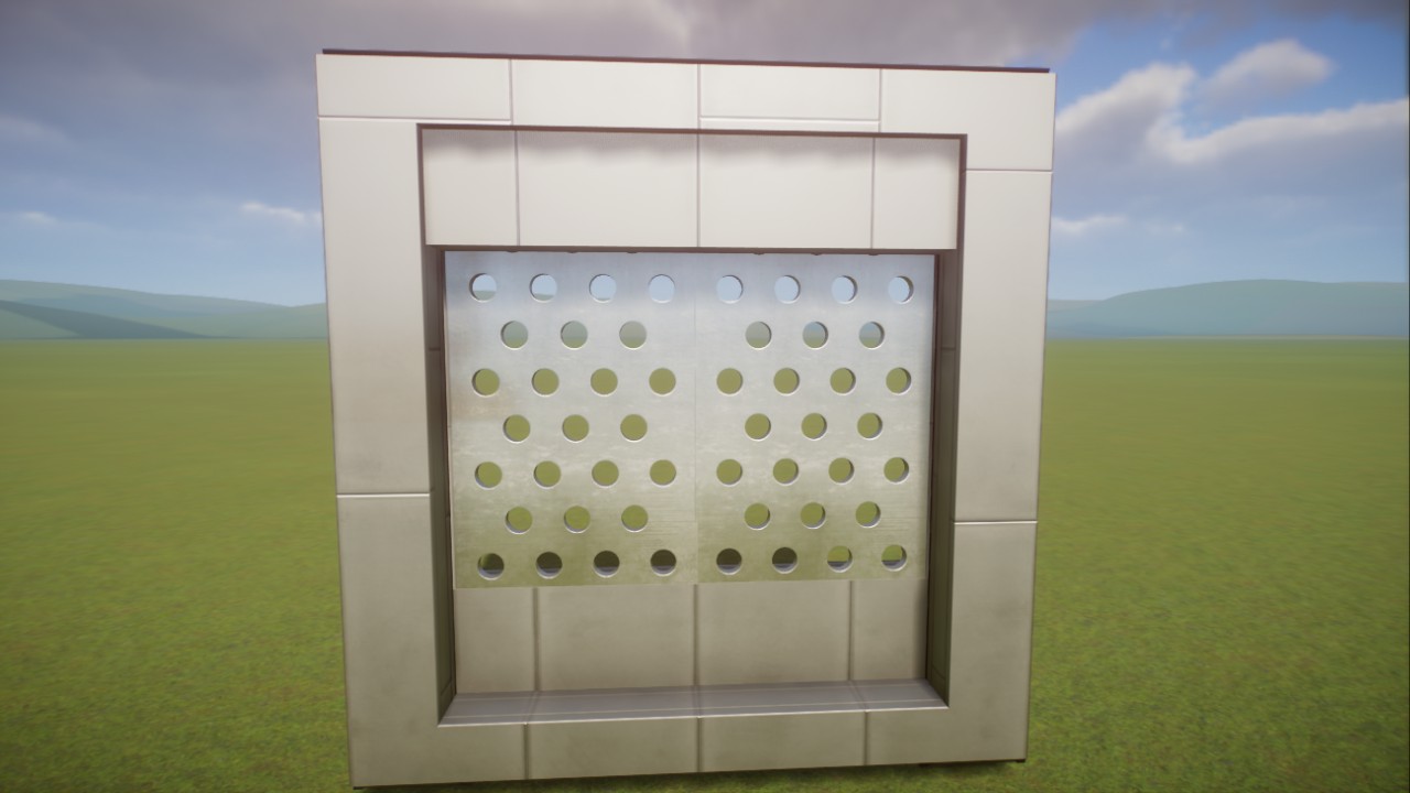 Metal Habitat wall 3