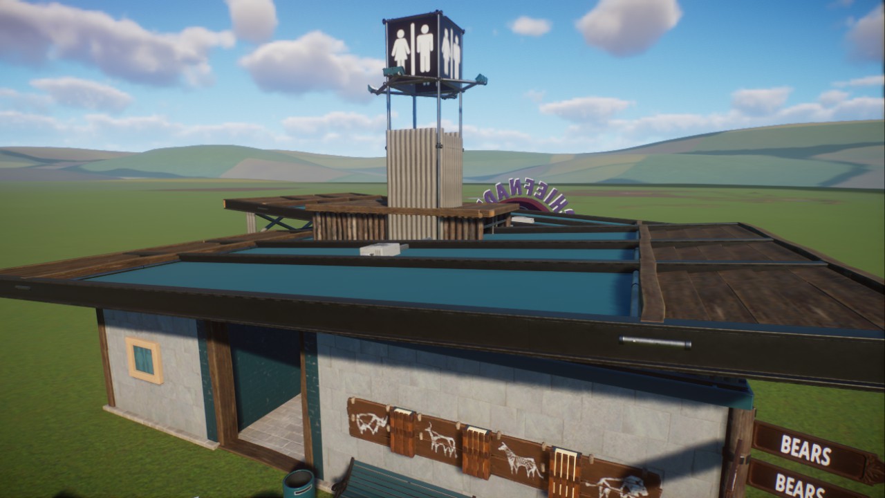 TEALIA | Large Toilet and info building preview