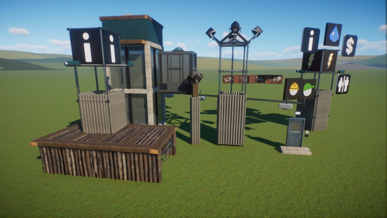 TEALIA | Landmarks and rooftop decorations preview