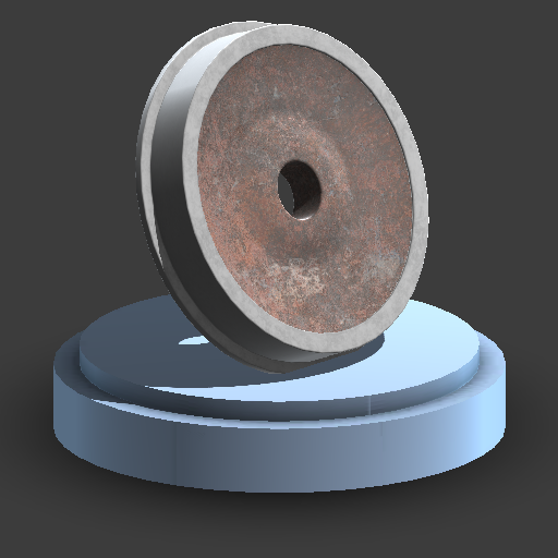 PROJECT-157 train wheel No03