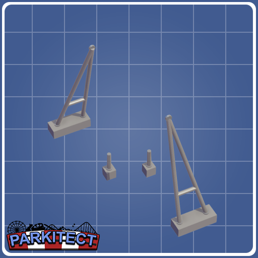 [Outdated]Monorail Coaster Loop Supports (Size 1 Right)