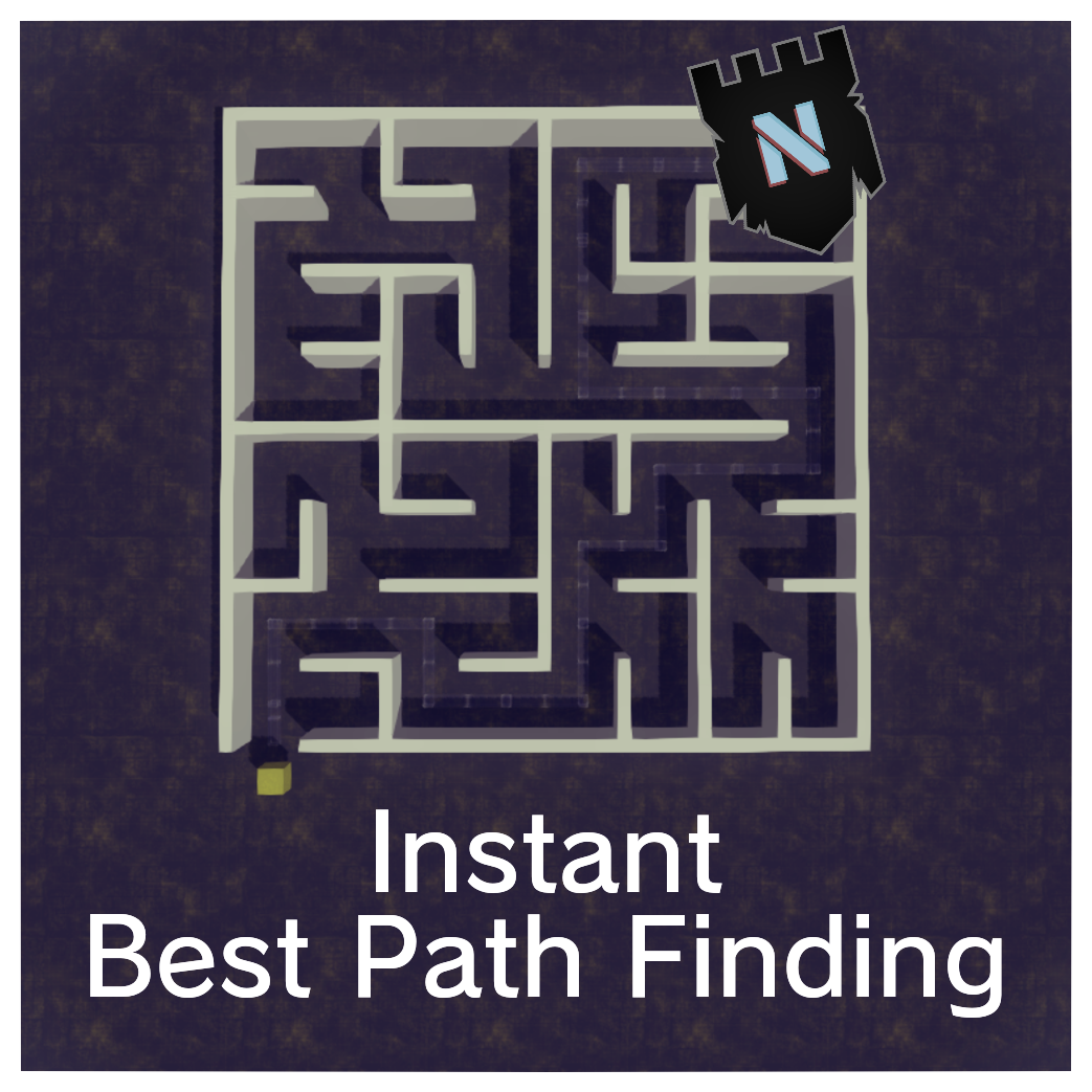 Nice Name's Maze Bot v4 - Instant Best Path Finding