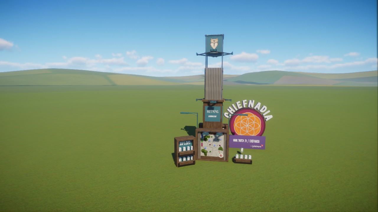 Landmark Gathering point + map and info folders preview