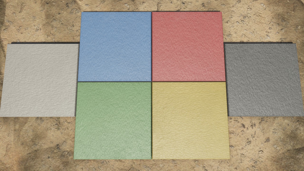[AA] Pavement Slab T1 Stone recolorable 2m