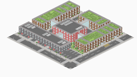 Old Hospital with new core