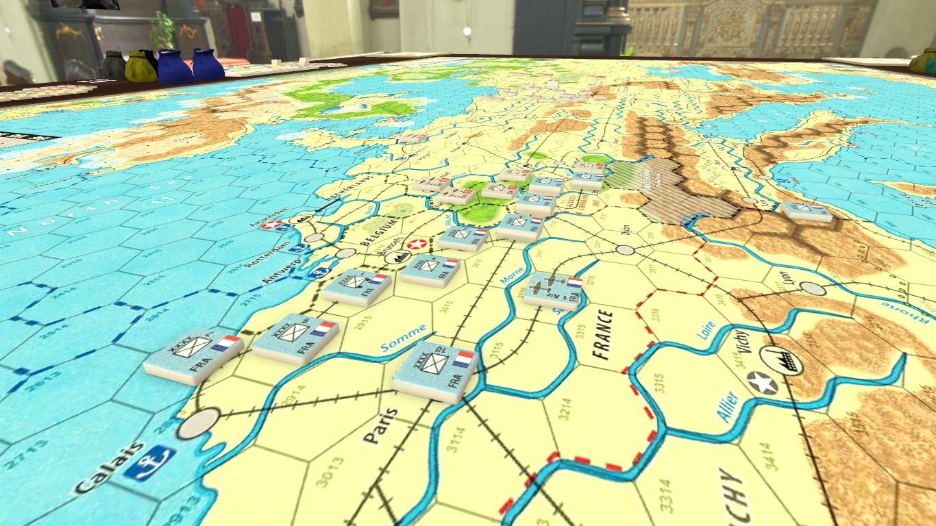 A World at War: Mounted Map Set | Board Games | Miniature Market