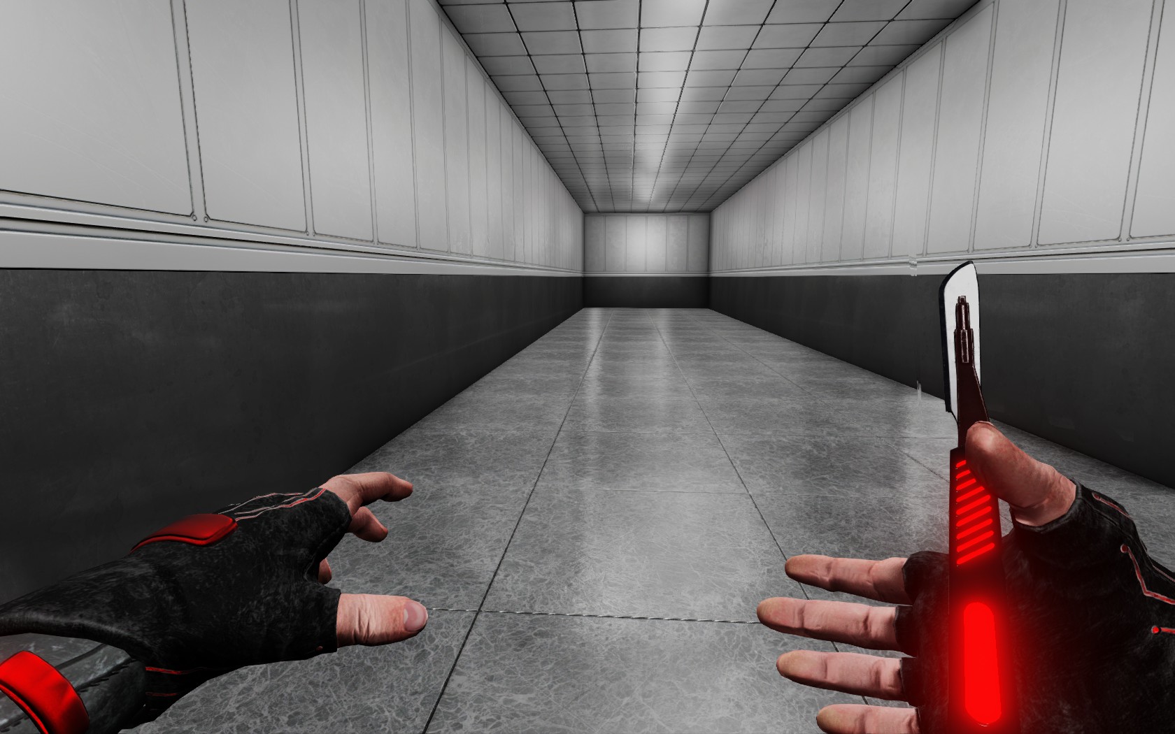 Medic Knife Red and Black