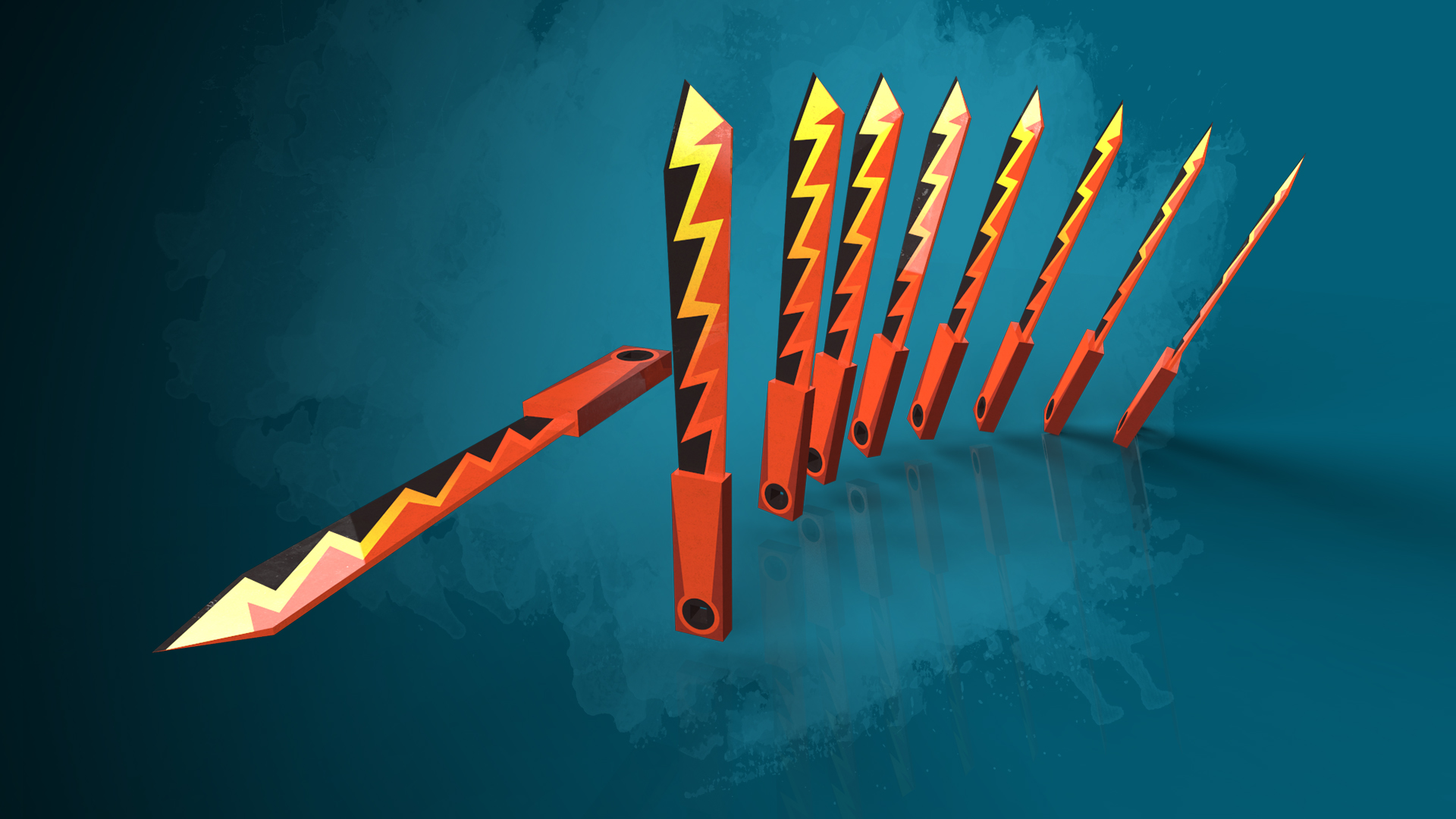 Flash Machete - red